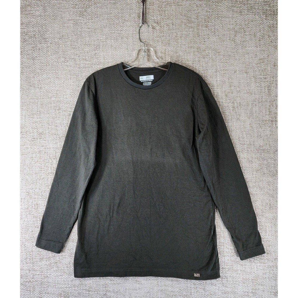 1620 NYCO Heavyweight Long Sleeve T-Shirt Mens S Gray Workwear Cordura USA Made
